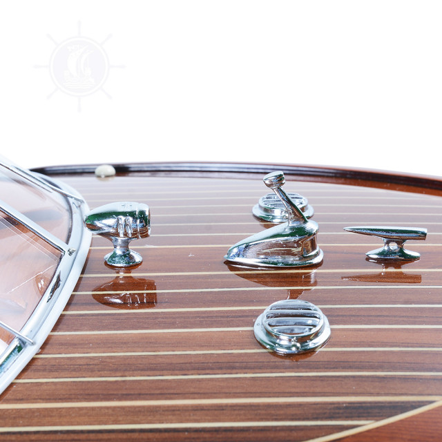 Aquarama Medium Wooden Handcrafted boat model - Beach Style ...