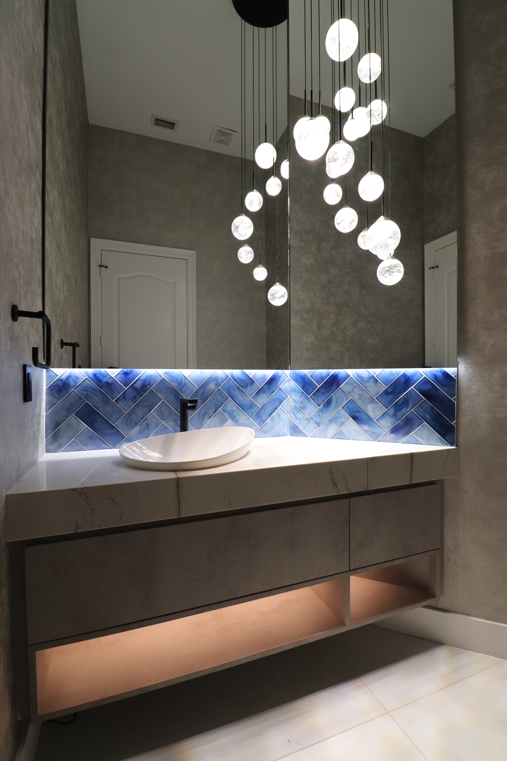 Contemporary Refined Powder Room