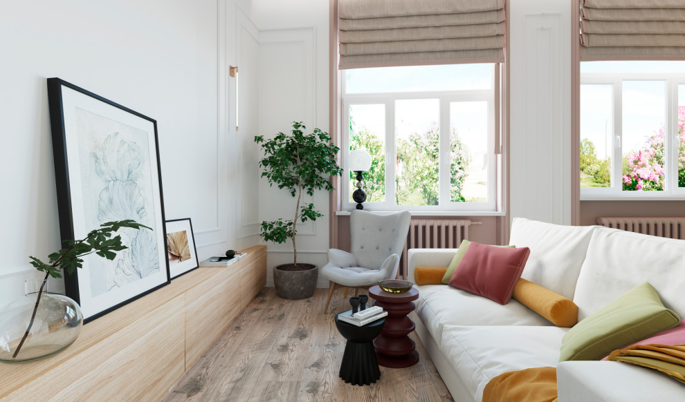 Квартира с потолками 3.4 м для молодой пары