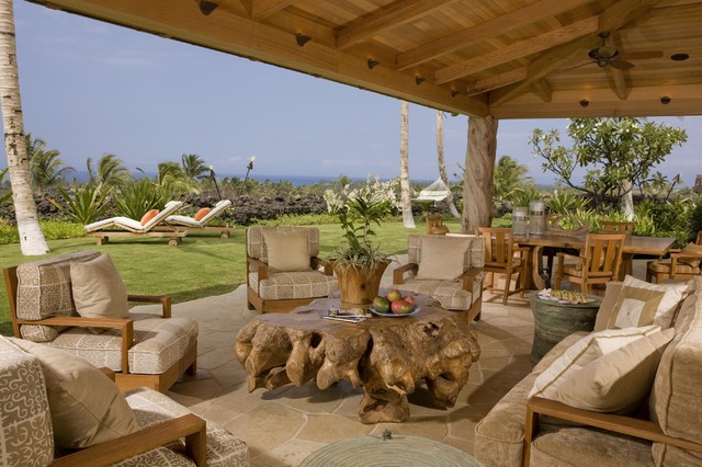 Lanai Tropical Patio Hawaii By Saint Dizier Design