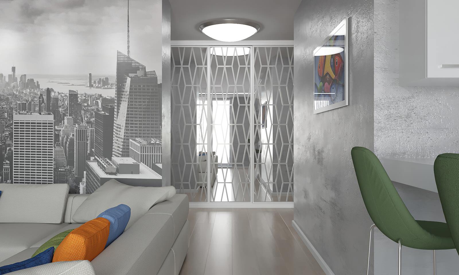 квартира 115м.кв. в современном стиле