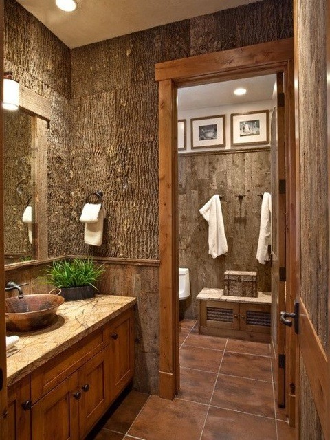 Our Work trendy-badevaerelse