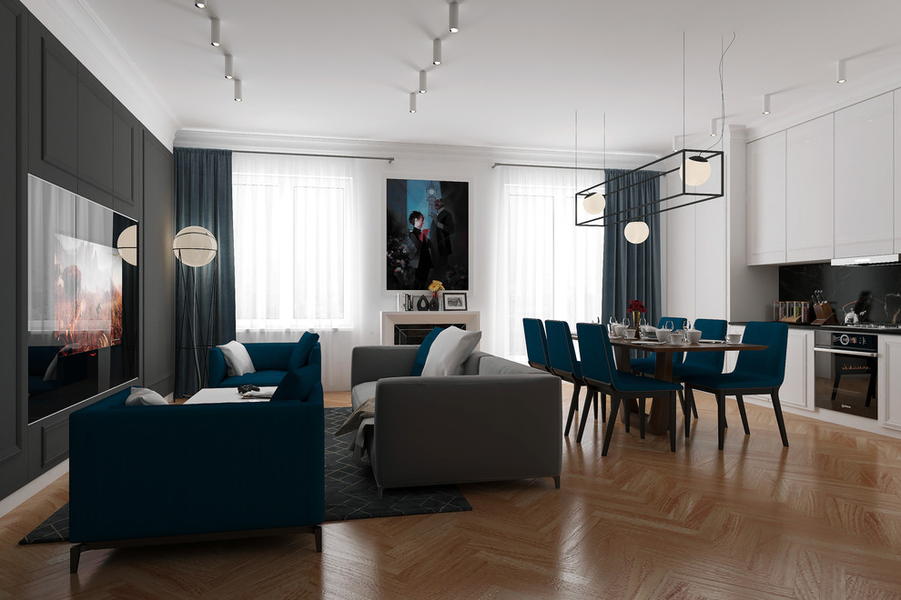 3D-концепт, квартира в ЖК "Дом на Фрунзенской"