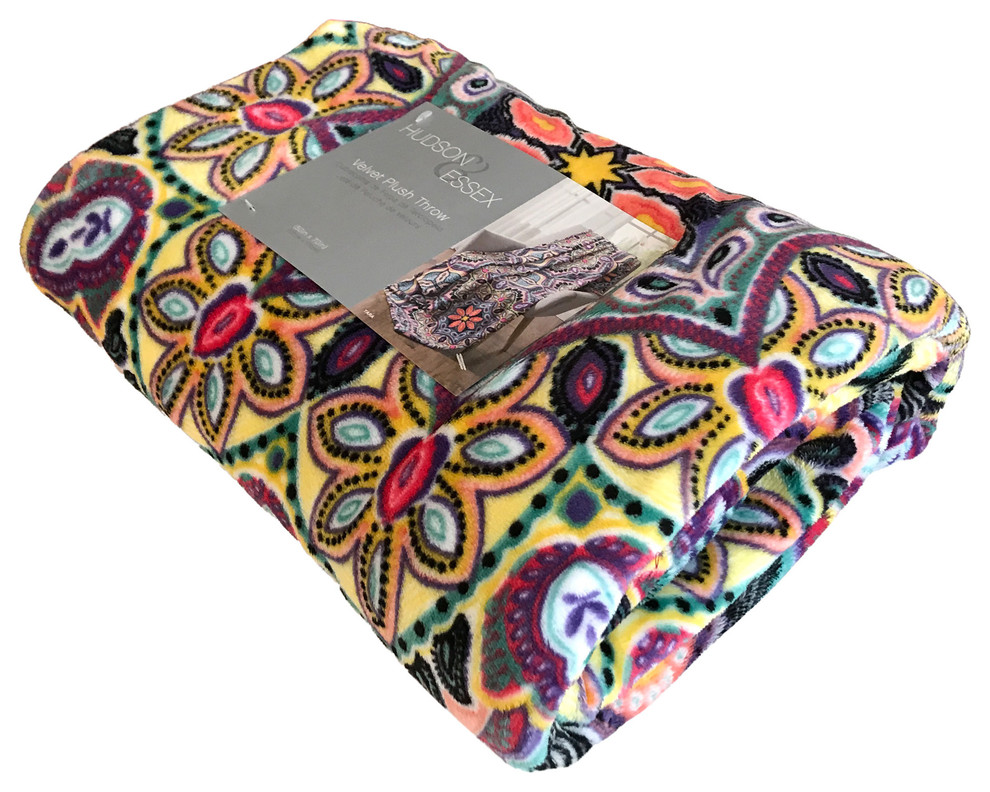 Flannel Fleece Throw Blanket Mandala Colorful Bohemian Floral,Lightweight Cozy Warm Throws Watercolor Tribe Feathers,Soft Plush Blankets for All Seasons,Bed Couch Soft Car Office Decor Flannel Fleece Throw Blanket Mandala Colorful Bohemian Floral,Lightweight Cozy Warm Throws Watercolor Tribe Feathers,Soft Plush Blankets for All Seasons,Bed Couch Soft Car Office Decor