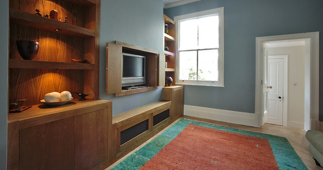 Balham contemporary-vardagsrum
