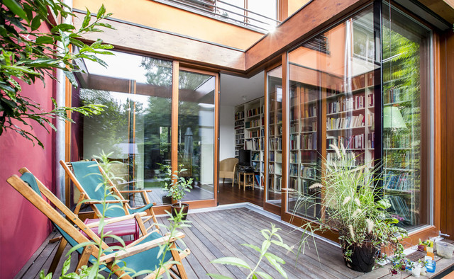 Modernes Wohnhaus contemporary-traedaeck