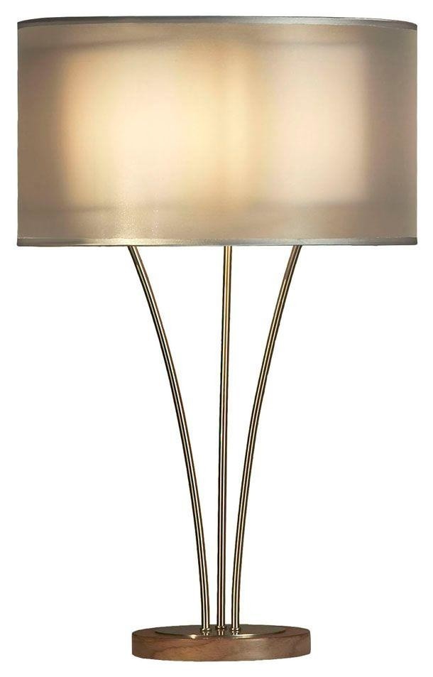 NOVA Lamps Teton 28 in. Brushed Nickel Table Lamp 11533