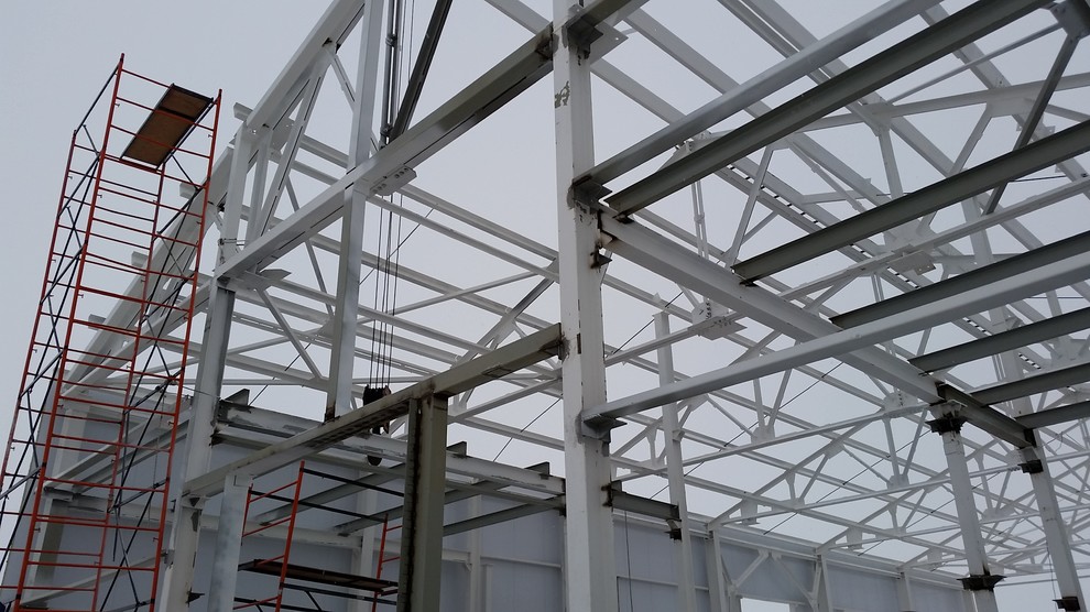 Строительство комплекса производственных зданий на территории завода