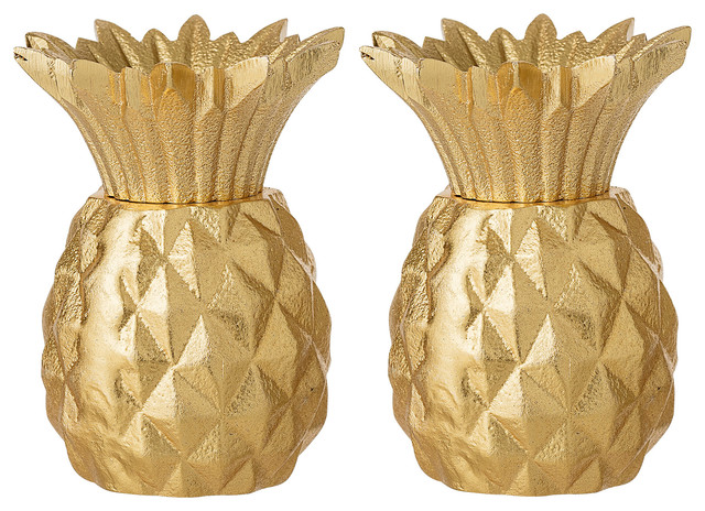 Bloomingville Aruba Gold Salt and Pepper Shaker Set