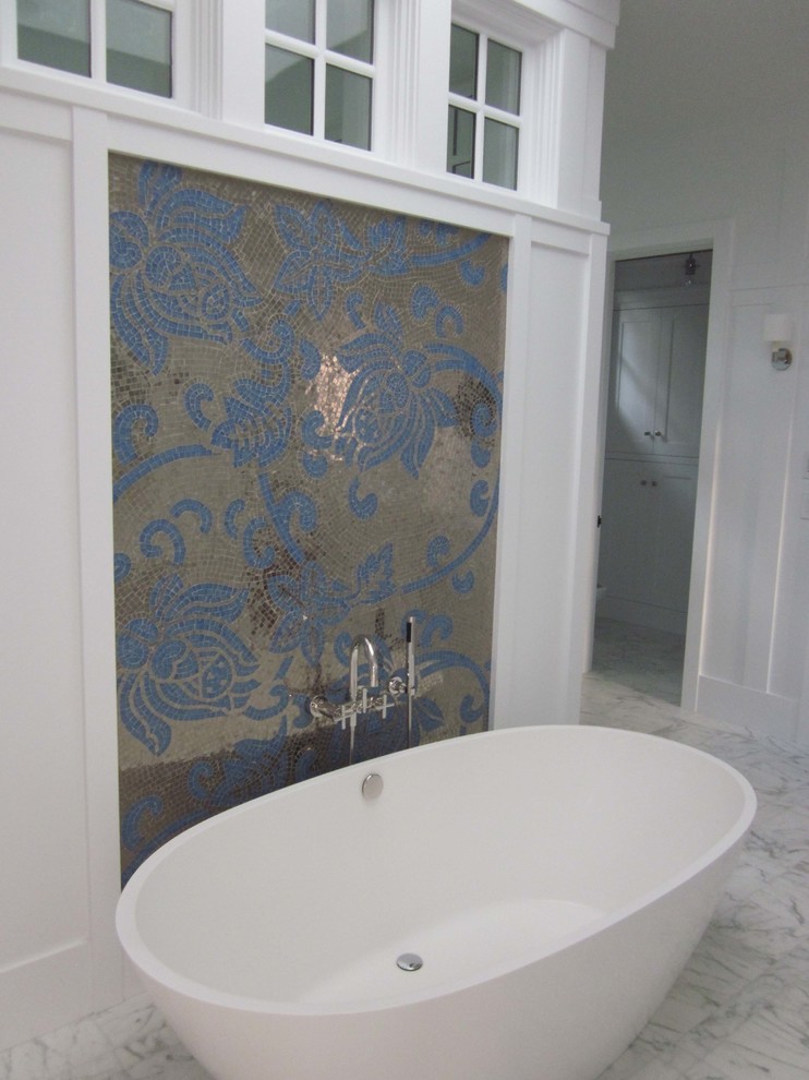 Bathroom - transitional bathroom idea in Orange County