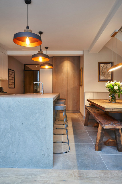 Sands End Flat contemporary-kitchen