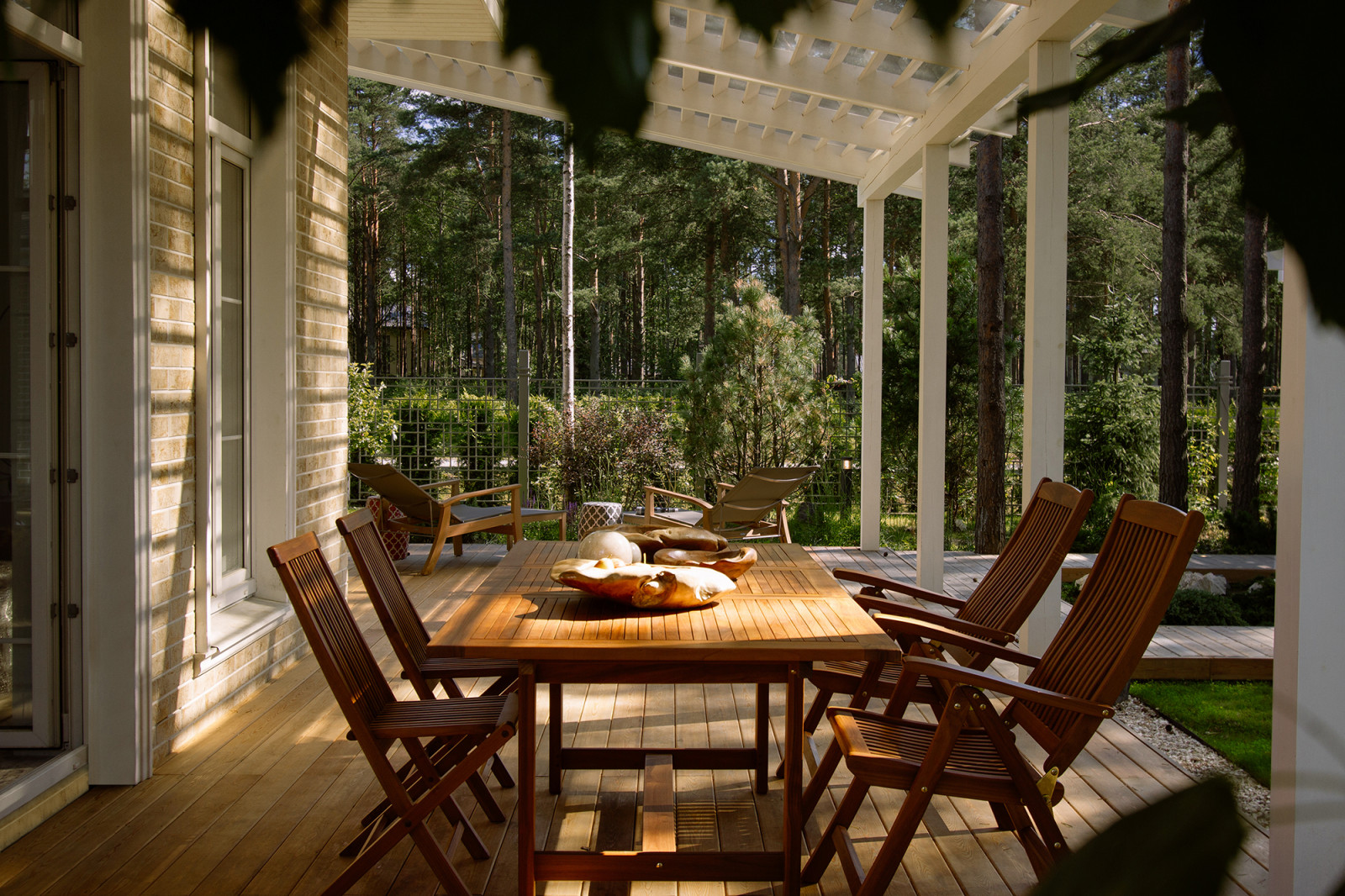 Сад в ''Охтинском парке''.