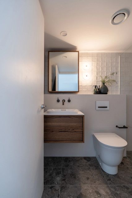 Paddington | Sleek Sanctuary | Ensuite & Study Bathroom contemporary-bathroom