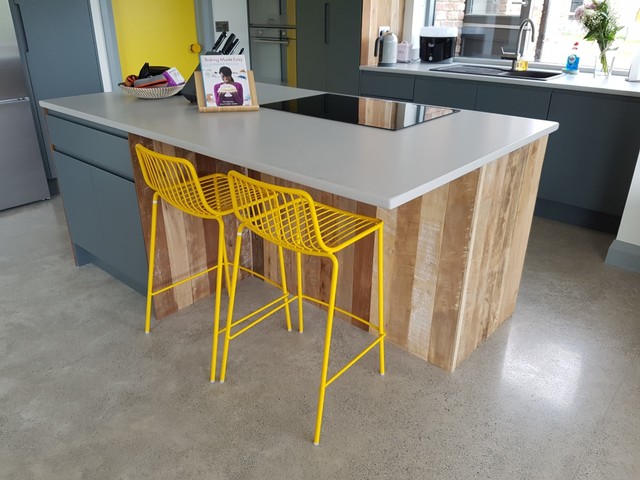 Handleless spray painted trendy-koekken