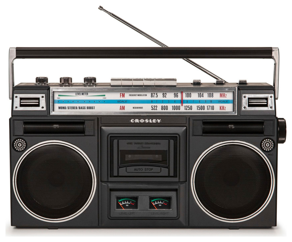 Ct201 Cassette Player, Black Home Electronics by Crosley Furniture