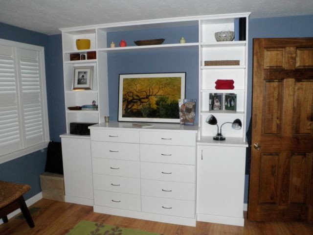 Built In Dresser American Traditional Bedroom Portland Maine
