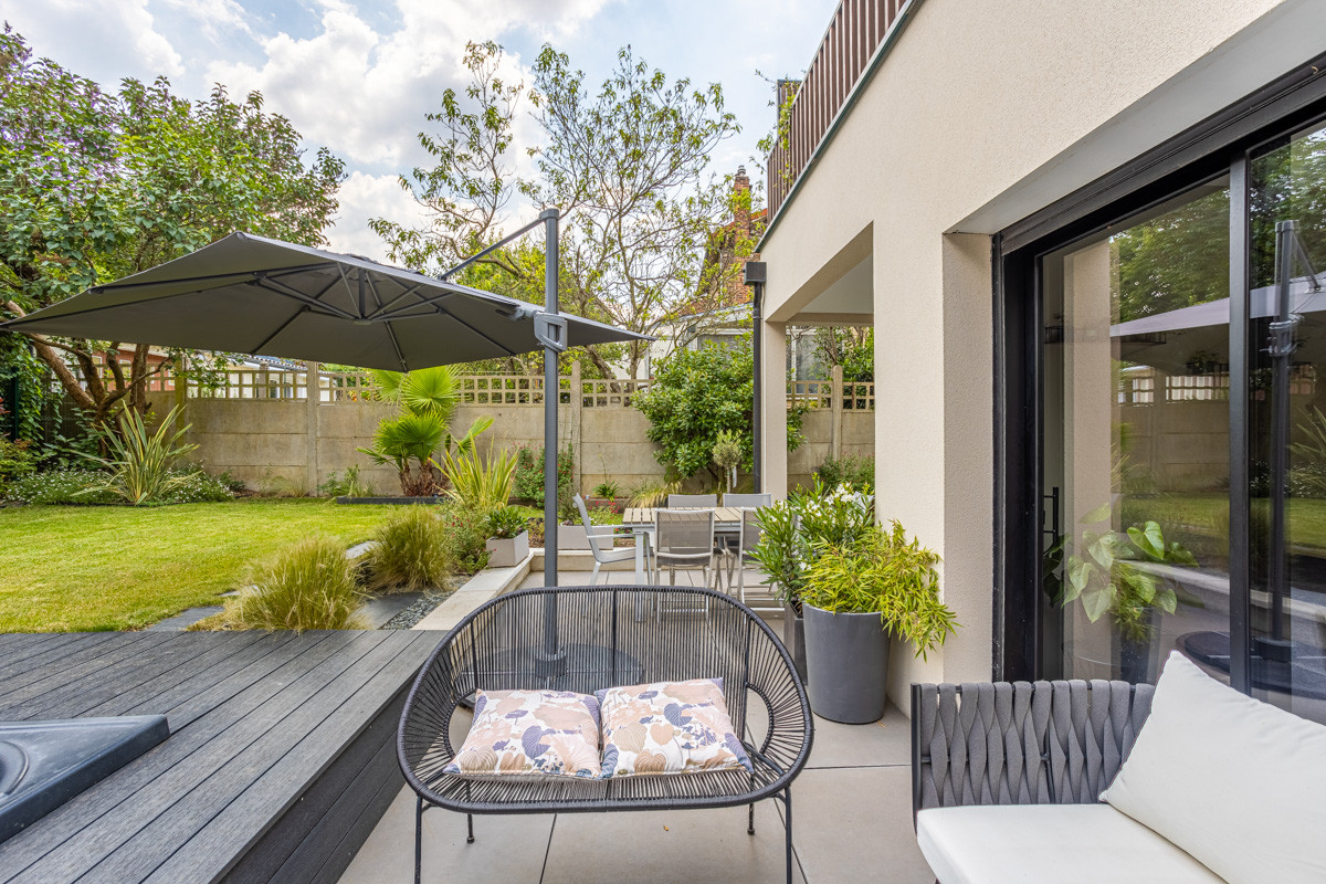 Aménagement d'un jardin avec jacuzzi