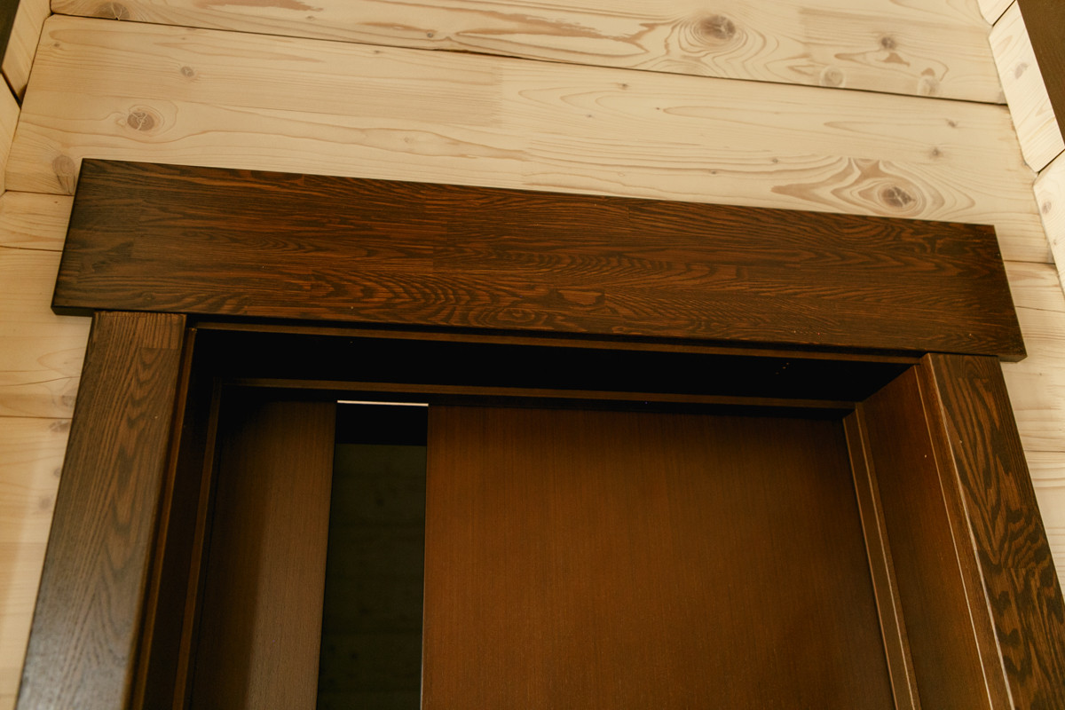 Интерьер дома из клееного бруса