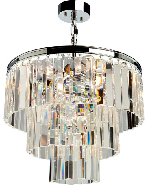 El Dorado Chandelier Transitional Chandeliers by HedgeApple Houzz