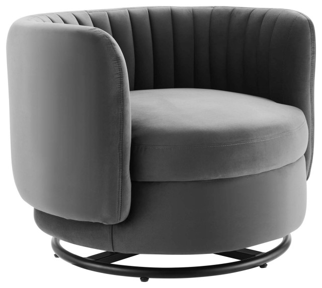 Modway Embrace Tufted Performance Velvet Performance Velvet swivel chair Contemporary