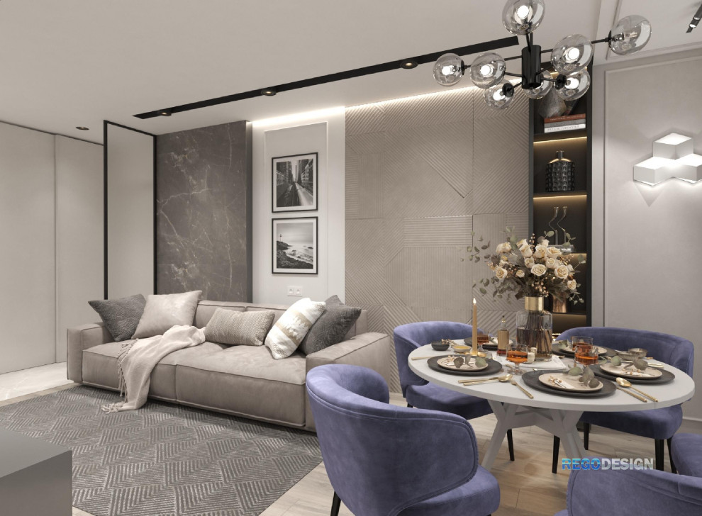 № 49 ДИЗАЙН ПРОЕКТ 60 КВ.М.