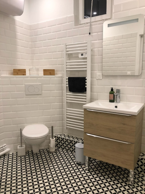 Studio 40 m&sup2; klassisch-modern-gaestetoilette