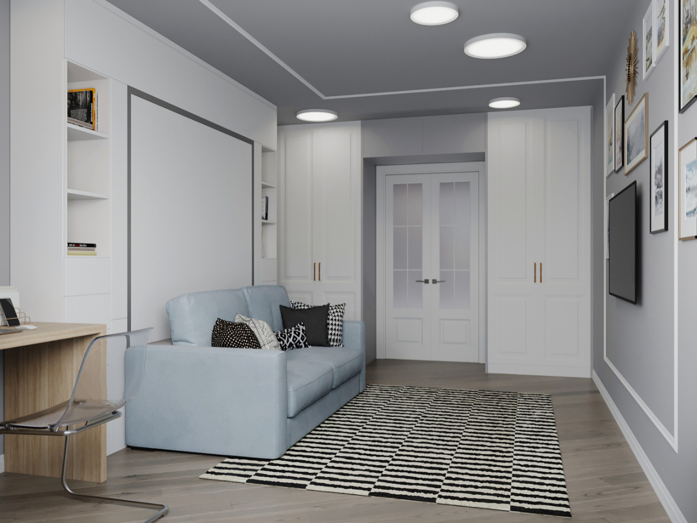 Уютный винтаж в семейной квартире