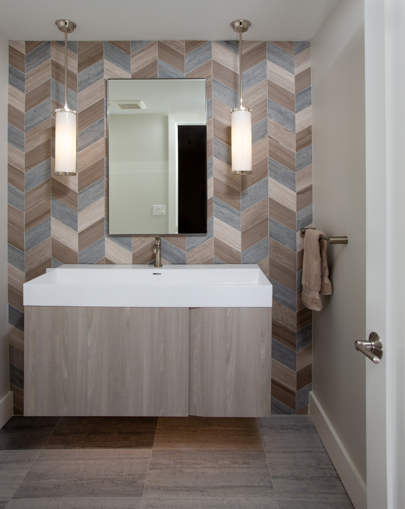 Example of a transitional home design design in DC Metro