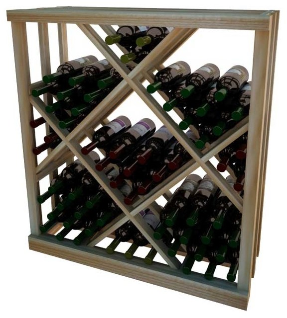 Tonia Wine Rack, Redwood Transitional Wine Racks by Wine Cellar