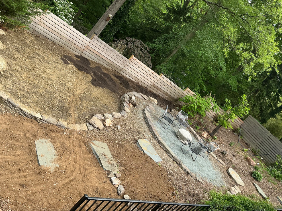 Conservation and rain gardens landscape