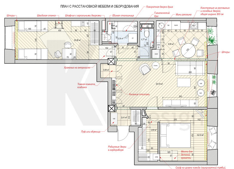 Квартира на Войковской в кирпичном доме