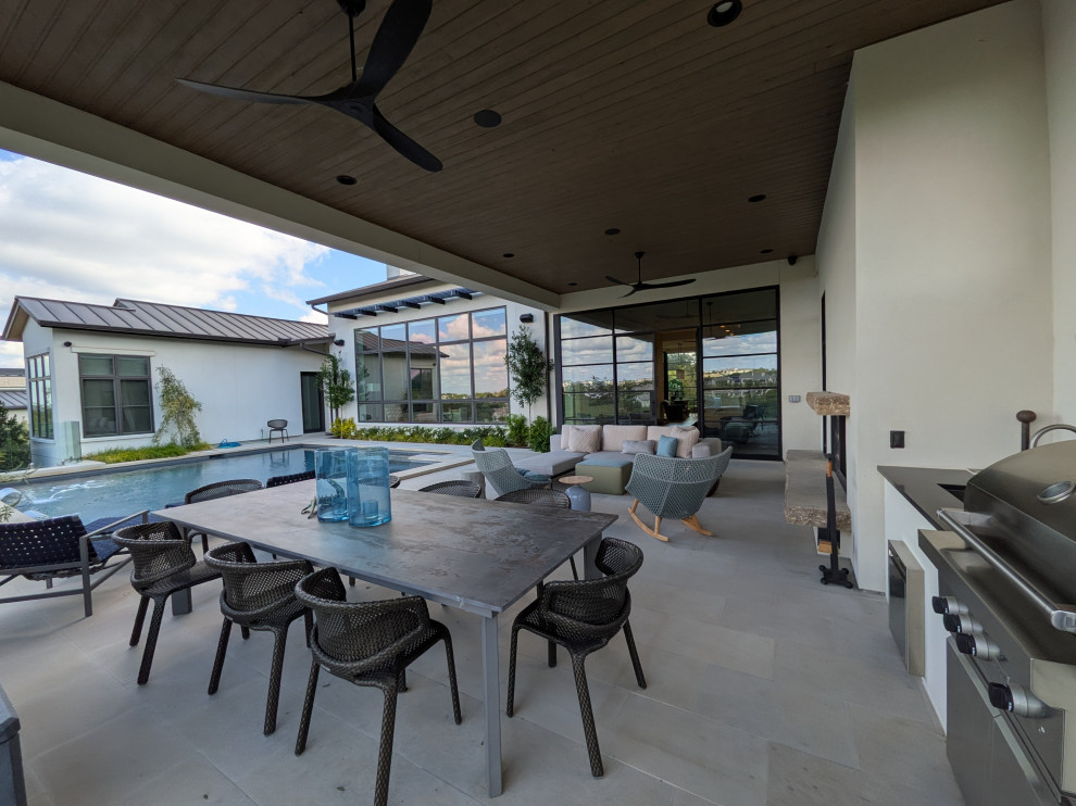 Trellis Addition and Bathroom Remodel in Barton Creek Amarra, Austin, Texas