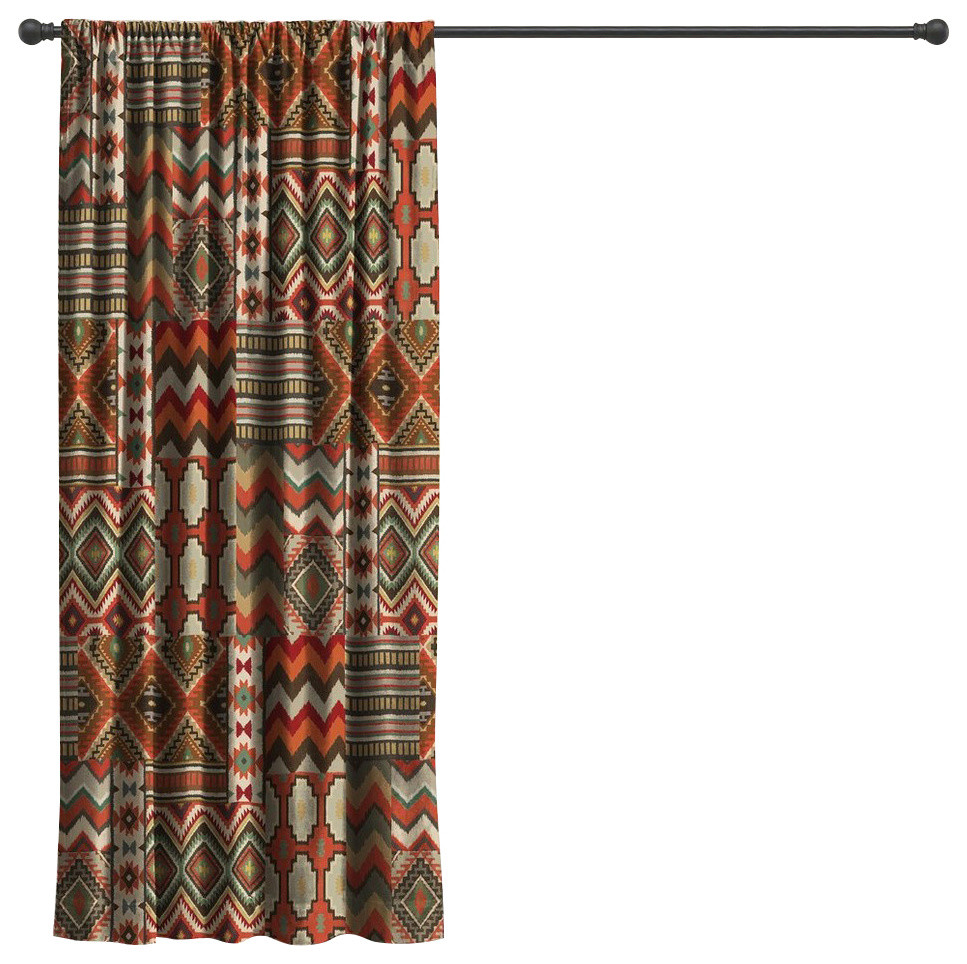 Laural Home Country Mood Room Darkening Window Curtain, 95" Curtain