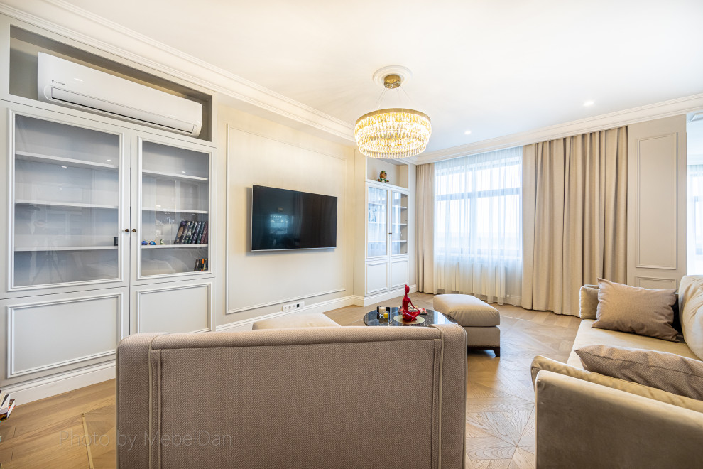 Добротная и умеренная классика на площади 160м2