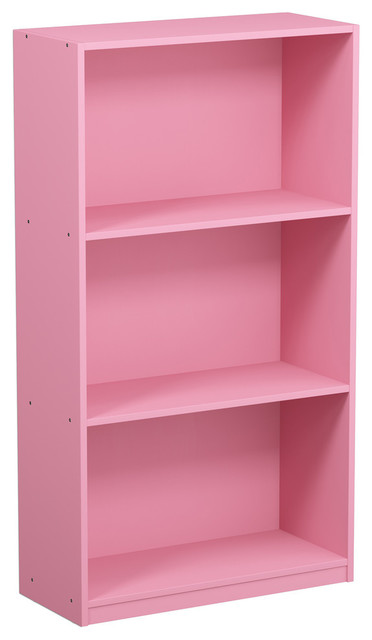 Furinno Basic 3 Tier Bookcase Storage, Furinno 3 Shelf Bookcase