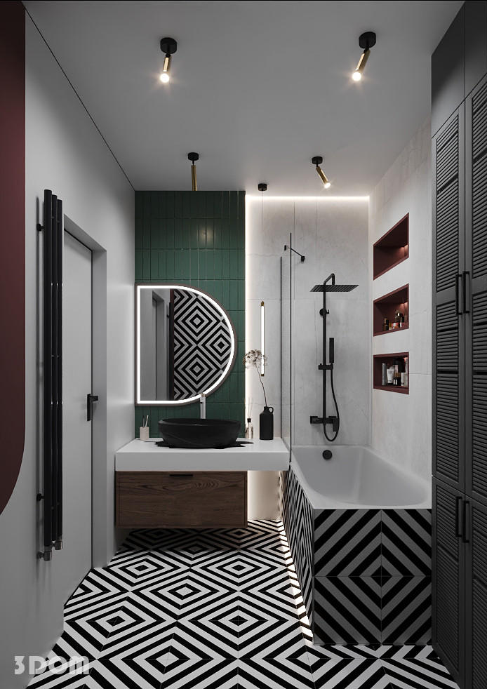 КВАРТИРА ЖК "КРИСТАЛЛ-2" 36кв.м | 3DOM