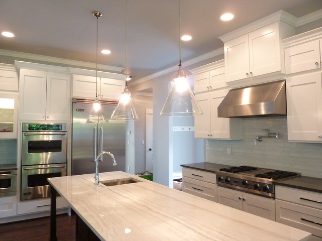 Large kitchen for entertaining transitional-kitchen