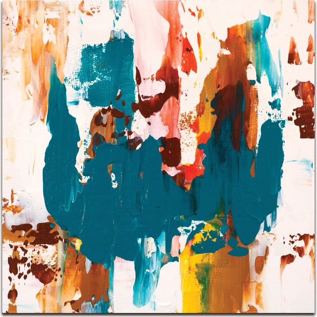 Abstract Wall Art 'Urban Life 8', Urban Decor on Metal or Plexiglass