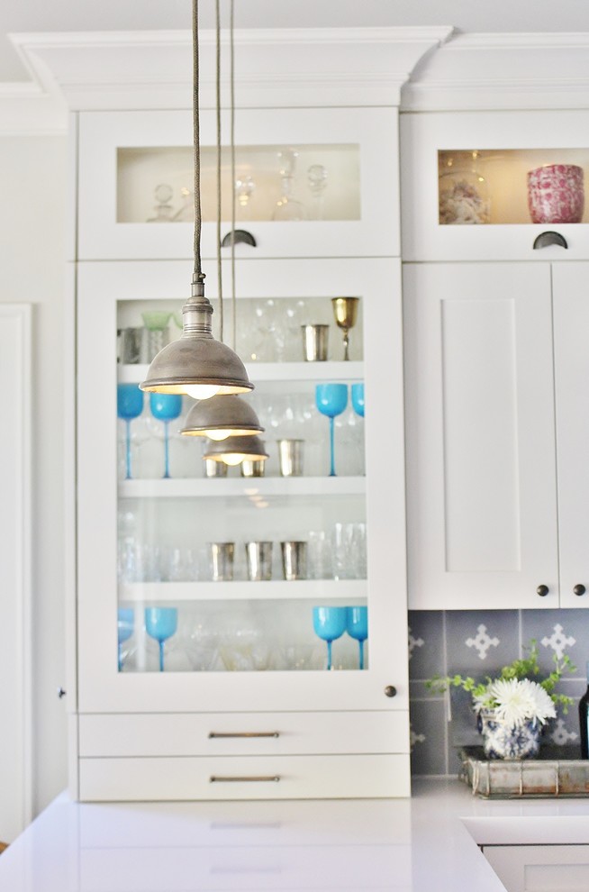 Transitional kitchen photo in Orange County