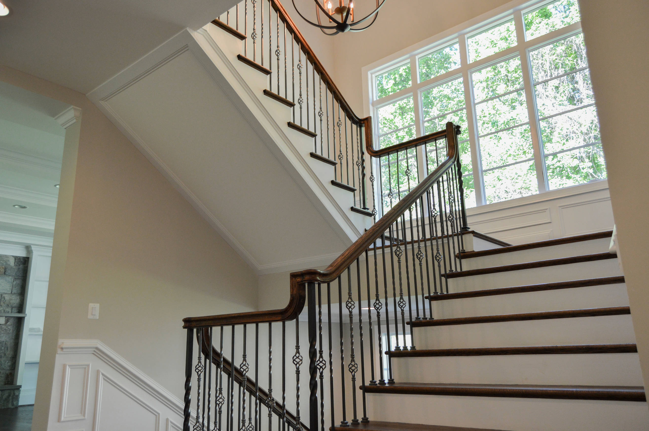 38_European Style Circular Balcony and Multi-level Staircase, Middleburg, VA 201