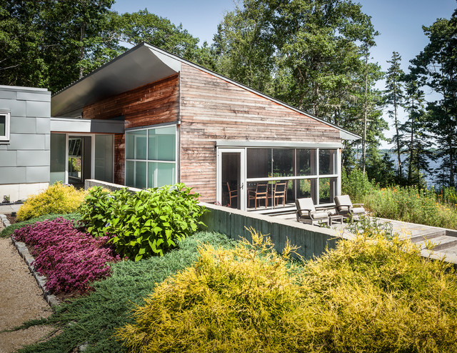 House on a Cove - Contemporáneo - Fachada - Portland (Maine) - de
