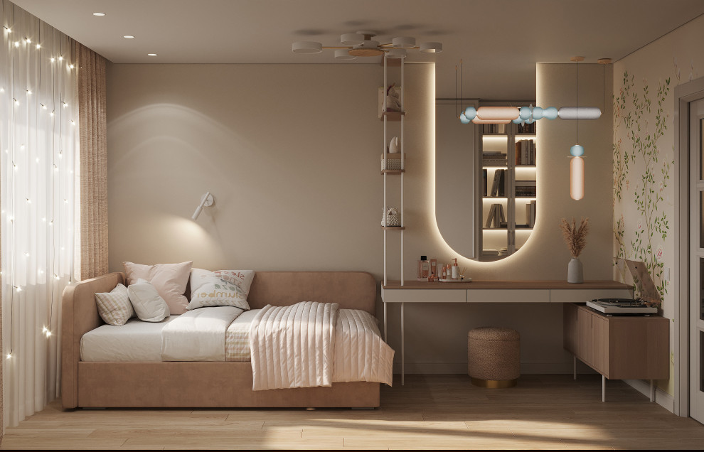 Интерьер квартиры с синими акцентами