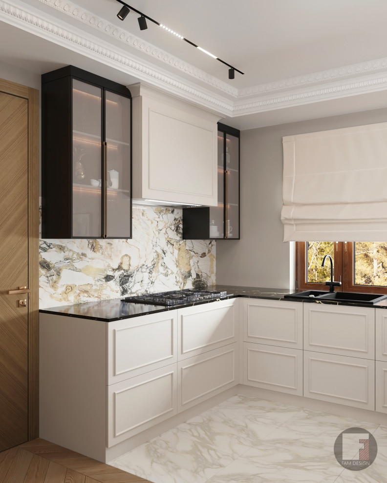 Стильная гостиная в неоклассике