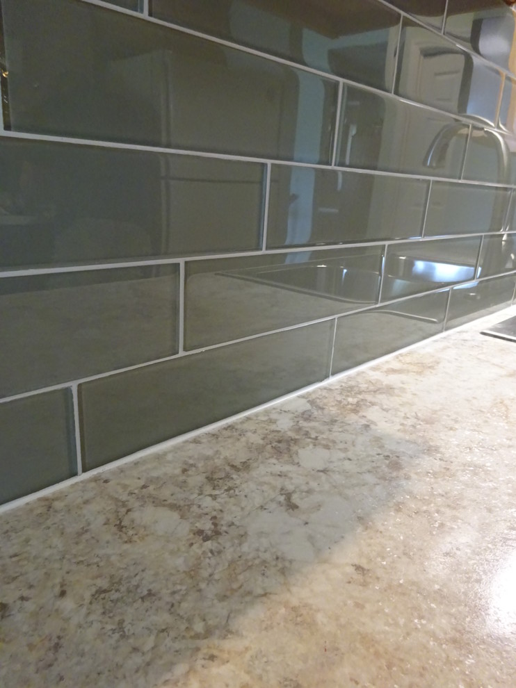 Transitional home design photo in Chicago
