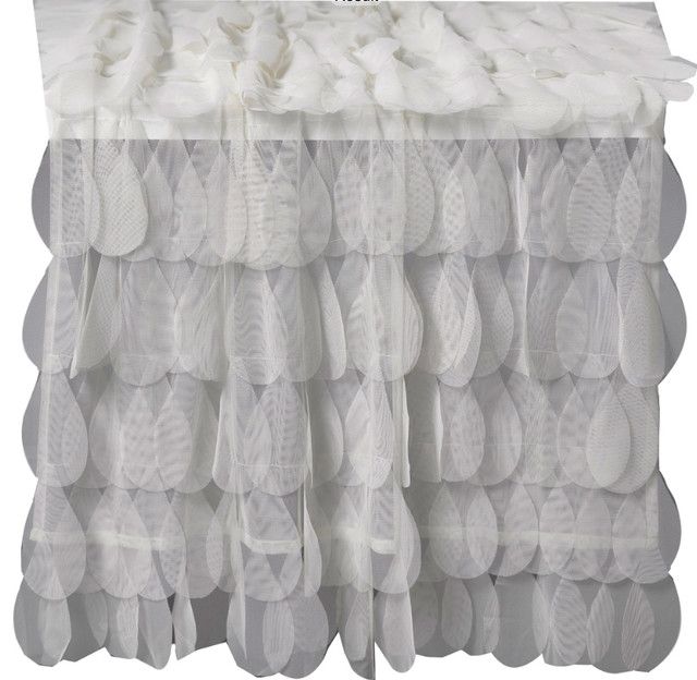 Couture Dreams Chichi Petal Table Runner Contemporary Table Runners