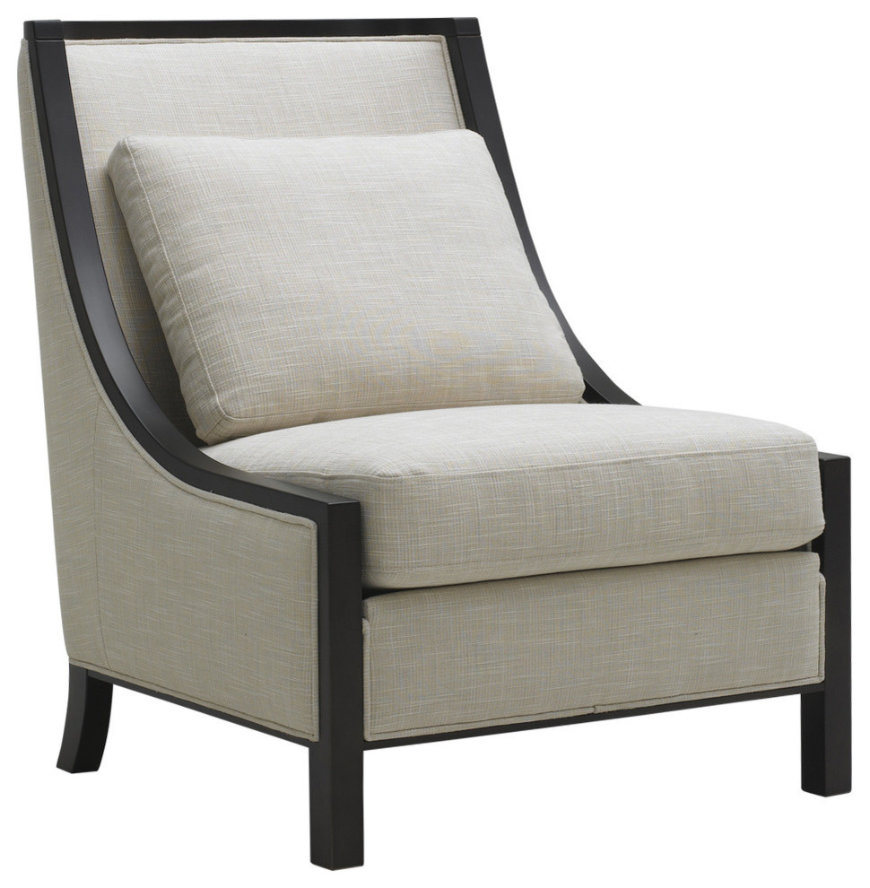 Sunpan 5West Massimo Chair, Linen Fabric
