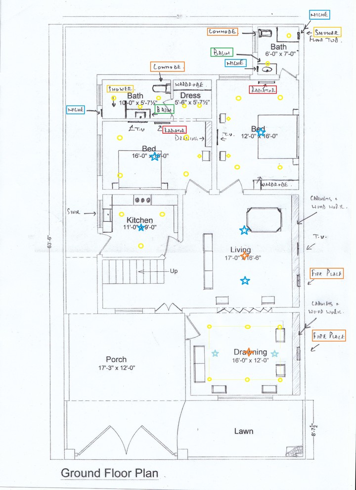 Recessed Lighting Layout; suggestions required.