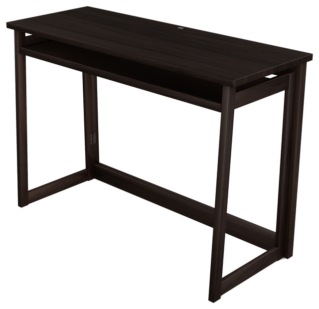 Stony Edge Folding Computer Desk With Usb Port 40 Espresso Color Stony Edge Folding Computer Desk With Usb Port 40 Espresso Color