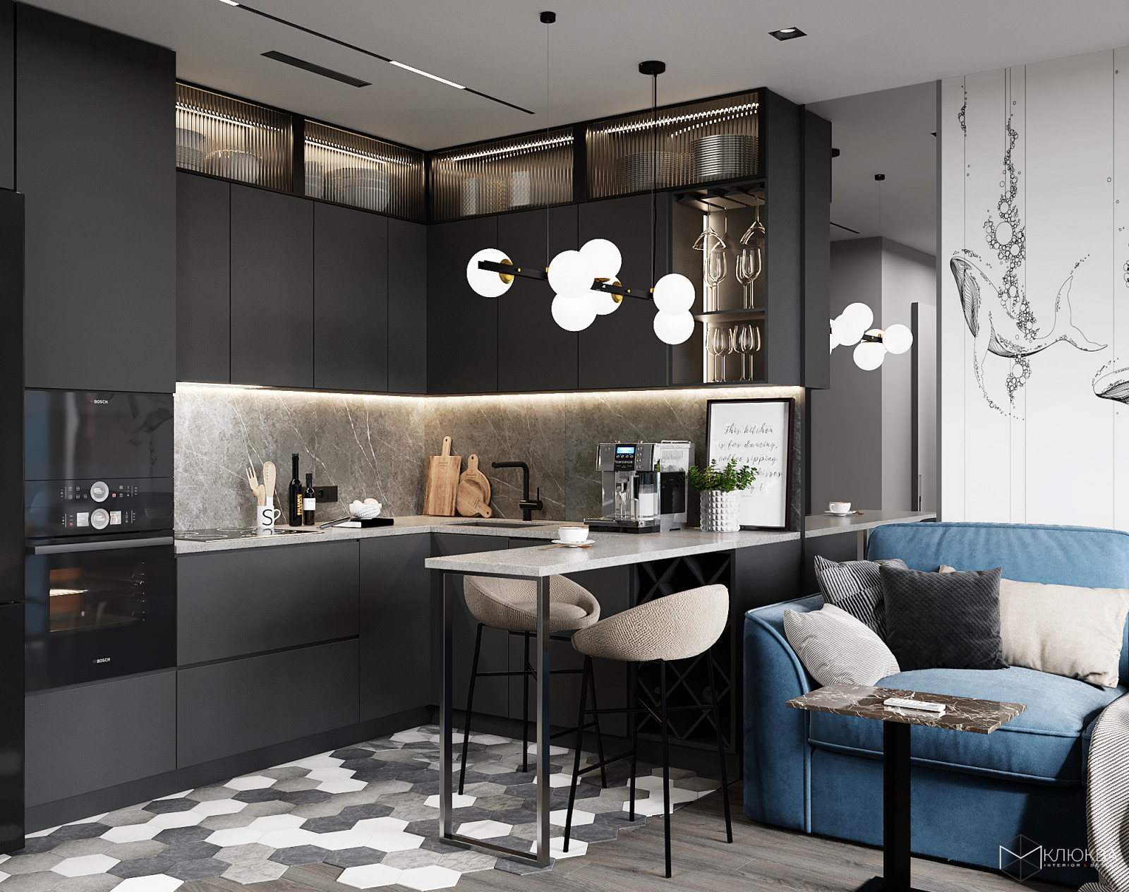 Проект квартиры ЖК "Оранж Парк", г. Москва