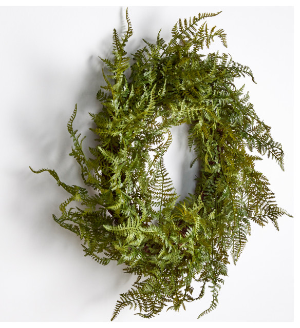 26” Asparagus Fern Wreath main image 1